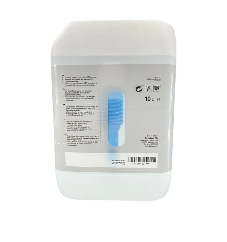 ADBLUE 10 LITRI ORIGINALE AUDI VW SEAT SKODA + TUBO DI RIEMPIMENTO G 052910M4 - Imagen 3 de 4