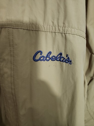Cabelas Stillwater Supply Coat Jacket Size 2XL Polyester Lined Tan/Gray Lining - Picture 2 of 9