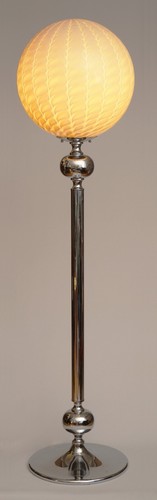 Original Vintage 70er Jahre Stehlampe "BIG MOON" Chrom sehr groß Sputnik Bauhaus - Picture 3 of 16