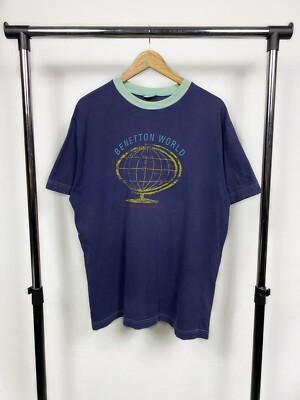 Vintage 90s XL United Colors Of Benetton Washington DC T Shirt