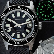 Seestern V3 62MAS Genuine LUME Ceramic Bezel 200m DIVER'S Watch SE2021-D62S-KKL