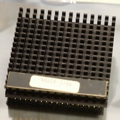 Intel i486DX2 66MHZ 80486DX2 CPU Processor Tested & Working with Heatsink 14