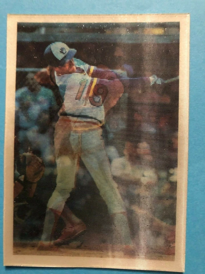 1986 Sport Flics TRI Stars Hologram Top AL Sluggers  - Jackson, Lynn & Yount - Image 3 of 4