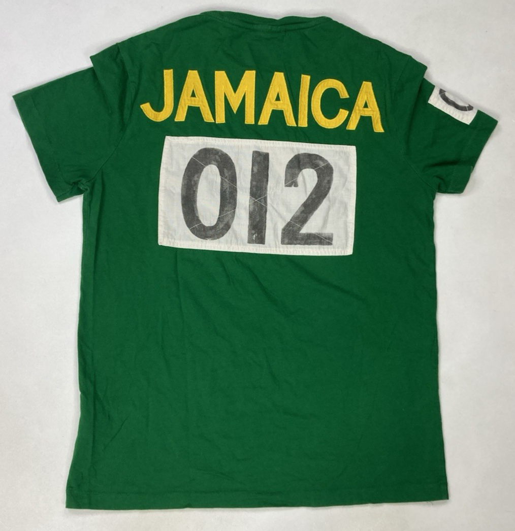 Polo Ralph Lauren Jamaica T-shirt Men Medium Green Big Pony 012