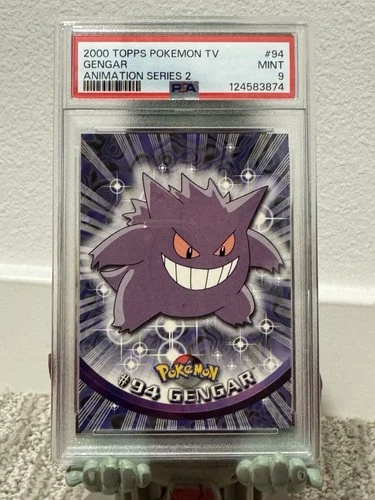 2000 Topps Pokémon TV  Gengar #94 PSA 9