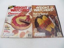 WEIGHT WATCHERS Magazine 1986 lot of 2 vintage back issues