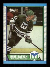  Dave Babych 44 Whalers Hockey Topps 46 Sports Trading Card 