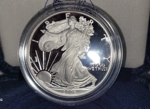 2006 American Silver Eagle Uncirculated With Box And COA U S Mint