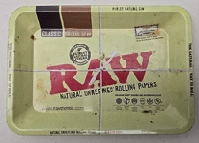 RAW CLASSIC METAL ROLLING TRAY MINI 7'' X 5''