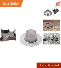 Metal Spinner Plate Funnel Kit Deer Feeder Rust-Resistant Powder Coated