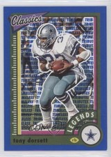 2022 Classics Legends Timeless Tributes Light Blue /125 Tony Dorsett HOF i2k