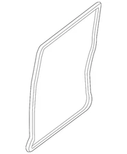 Genuine Nissan Passenger Right Rear Sliding Door Weatherstrip 76923-1PA0A