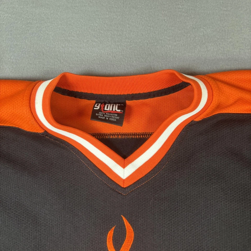 Camisa Godsmack Para Hombres XL Negra Naranja Hockey Jersey Estilo Banda Rock Bordada Foto 3 de 4