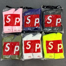 4 Pairs Crew Socks Mens Trendy Street Comfort Breathable Causal Athletic Socks