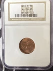 1946 S 1c Lincoln Wheat Cent Coin MS66 RD NGC Gem BU UNC Shell Case Copper Cent