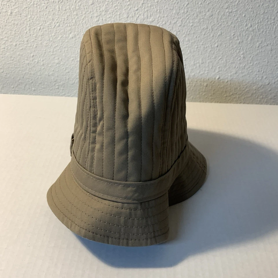 Nuevos bolsos de mano vintage años 80 en caja sombrero suave Fedora grandes rollos de lluvia beige Foto 4 de 4