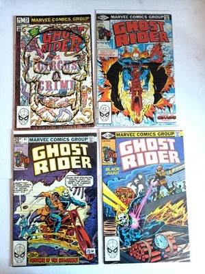 Ghost Rider (1973) x4 | #60, 61, 67, 73 | Marvel | Johnny Blaze| FN/VF