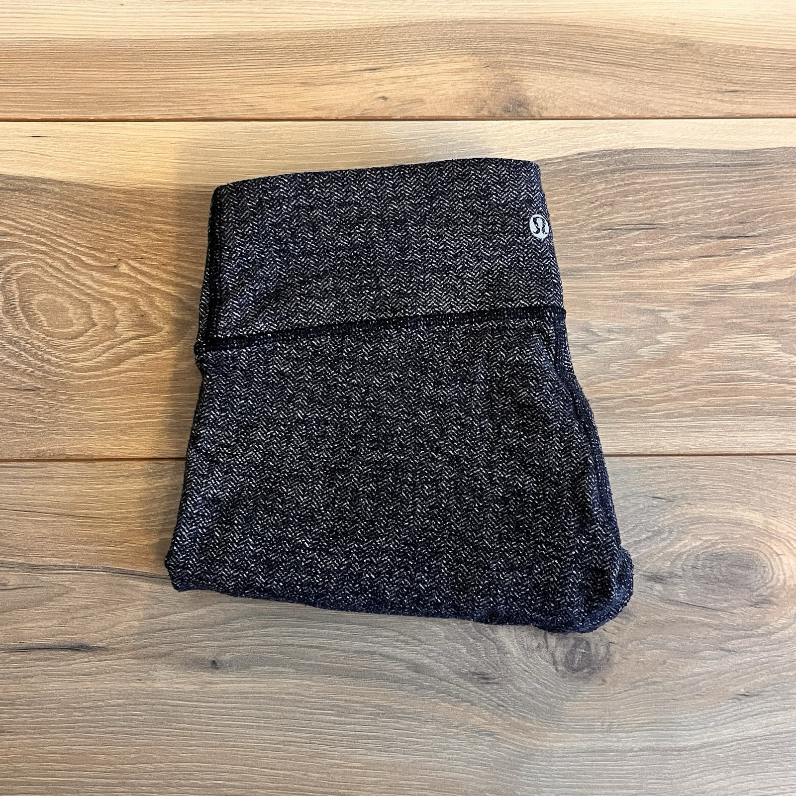 Lululemon Wunder Under Leggings for Women Size 6 Herringbone Grey Black Athletic Bottoms