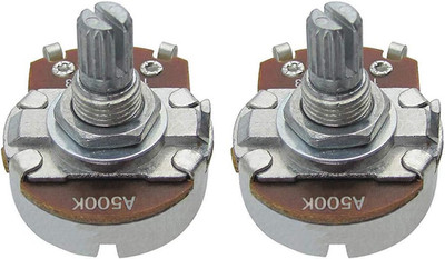 4Pcs Full Size 15Mm Shaft Guitar Volume PA500K Potentiometer with Bayonet