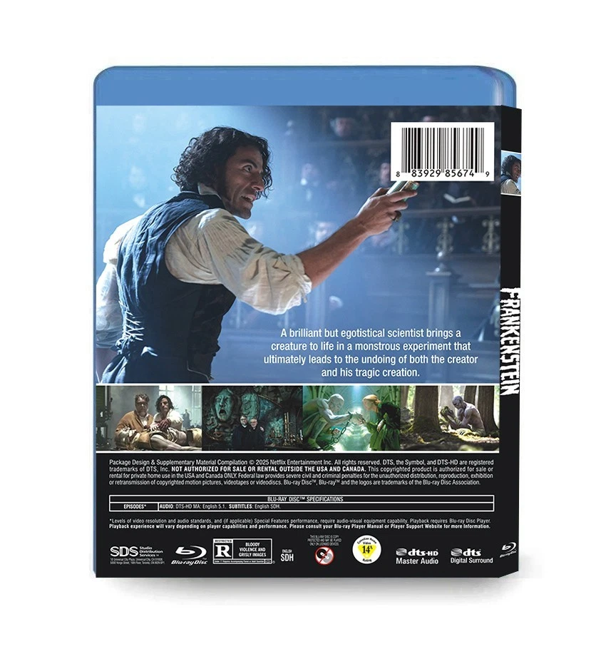 Frankenstein (2025)BD All Region New Box Set - Image 2 of 2