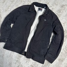 Quiksilver Boys Canvas Fleece Zip Up Jacket