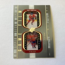 COLE CAUFIELD 2025-26 UPPER DECK SPx HOCKEY GAME FILM SP #GF-7 CANADIENS!