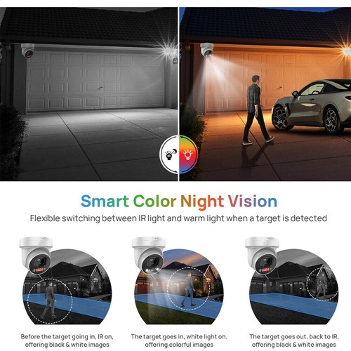 Hik DS-2CD2387G3-LI2UY 4K 8MP ColorVu 3.0 Audio 2.0 Hybrid Light IP Camera - Picture 3 of 12
