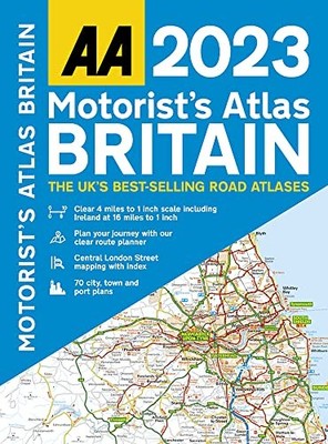 AA Motorists Atlas Britain 2023 Spiral Bound (A... by AA Publishing Spiral bound