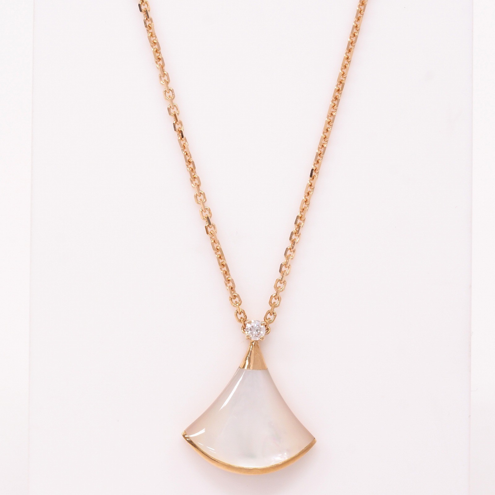 【Bvlgari】 Divas' Dream Shell K18PG Rank S 【Necklace】