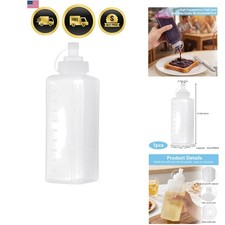 Wide Mouth Squeeze Bottles Squeeze-Bottle Sauce Bottles Squeeze Condiment Dis...