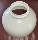 Vintage White Milk Glass Oil Lamp Fitter Shade