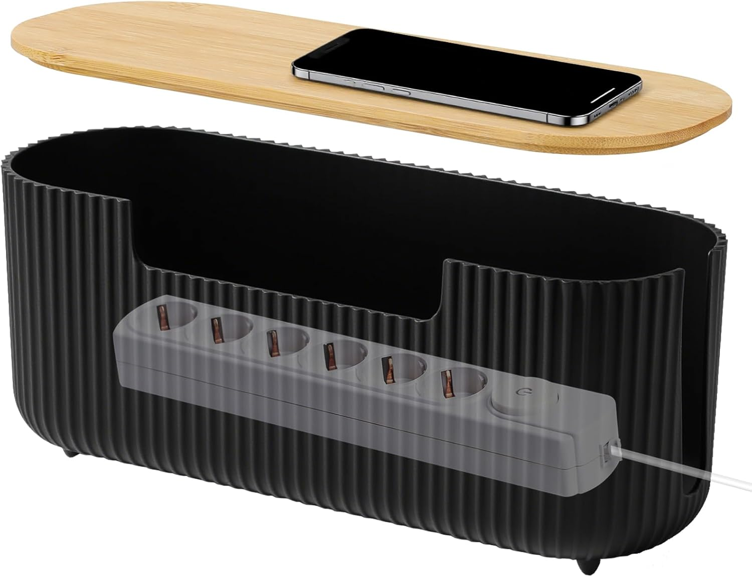 Cable Management Box Surface Wiring Cable Tray Cable Tidy Box Power Strips Cords