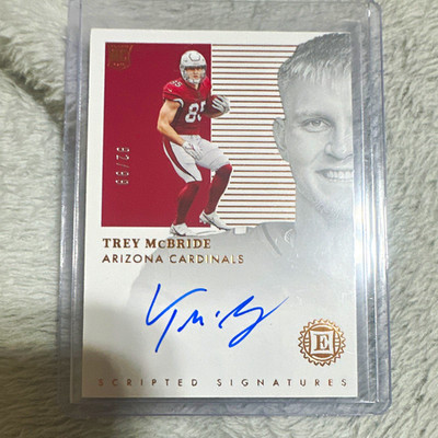 Panini 2022 Encased Scripted Signatures Trey McBride RC Auto SS-TM /99