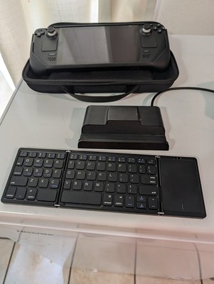 Valve Steam Deck Handheld System Console Black USB-C Wi-Fi Capability. B