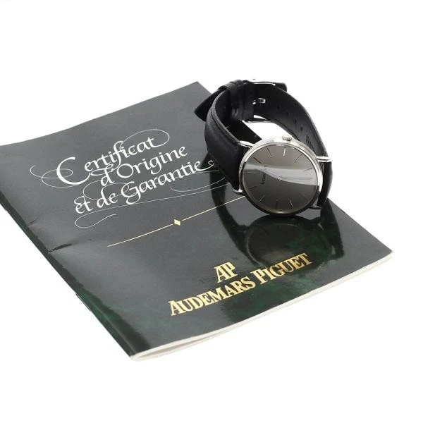 Audemars Piguet — Audemars Piguet 32mm WG Silver Dial Hand-Winding Watch #C16365