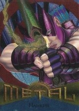 Hawkeye  22  1995 Fleer Metal Marvel  EX