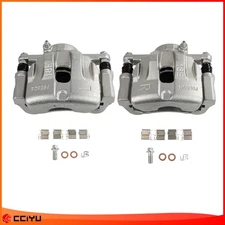 Pair Front Disc Brake Calipers w/ Bracket For Suzuki Grand Vitara 2006-2013