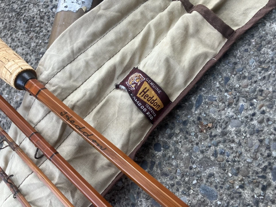 Heddon Deluxe Peerless #35 Bamboo Fly Rod 9’ - 3 peças - 2-1/2F - Linha HCH-D (7wt) - Imagem 4 de 4