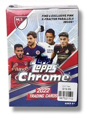 2022 Topps Chrome MLS Soccer Exclusive Sealed Blaster Box - 6 Pink X-Fractors