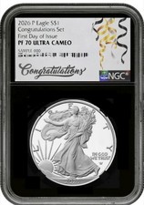 2026 P Silver Eagle $1 Congratulations Ngc Pf70 Uc First Day Issue Fdi -presale 