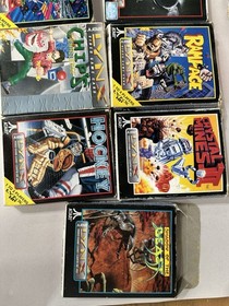 VINTAGE ATARI LYNX 1 CONSOLE BOXED 9X GAMES BATTERY PACK LOT CIB WORKING