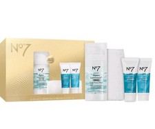 New No7 Hydration TRIO Skin Care Boxed Gift Set Hydra Luminous Gel  Mask, NIB