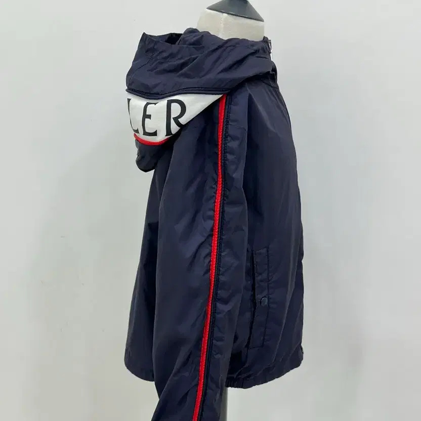 Moncler Kids Windbreaker Jacket for 8 Years, Navy Blue