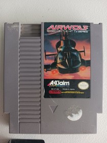 Airwolf Nintendo Nes 1989 CIB gioco autentico