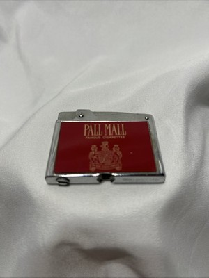 1960 s Pall Mall Thin Red Lighter Famous Cigarettes