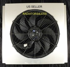 Aluminum Radiator Fan Shroud 47 48 49 50 51 52 53 54 Chevy Truck W 16 Fan