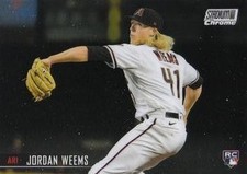 2021 Stadium Club Chrome #312 Jordan Weems Arizona Diamondbacks Rookie