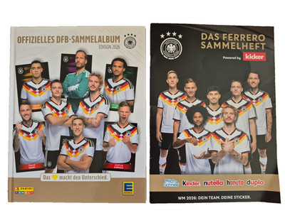 Offizielles DFB-Sammelalbum/komplett WM 2026/+ Nr. 12 Neuer/Ferrero Sammelheft