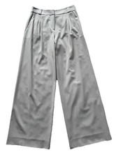Giorgio Armani Pants Women  s Sz.40 Beige Wide Leg Dress Trousers Italy 100 Wool