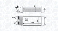 MAGNETI MARELLI Ladeluftkühler CITROËN PEUGEOT DS 1,6 1,2 0384N7 3637009 0384N8